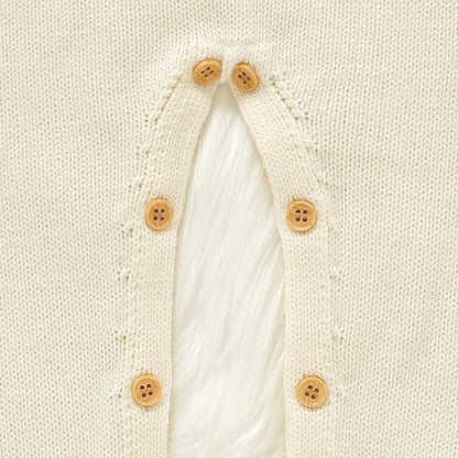 Ropa bonita de punto de calabaza para bebé recién nacido, ropa de Halloween con cuello redondo, peleles de manga larga para niños y niñas, monos de 0 a 18m