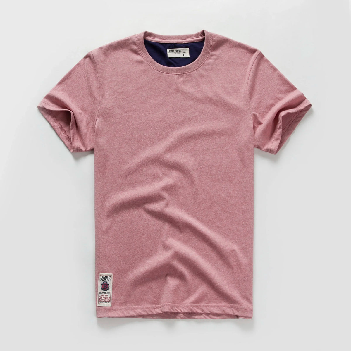 Men's Solid T-shirt Cotton t shirt Men Causal O-neck Basic Tshirt Male High Quality Classical Tops