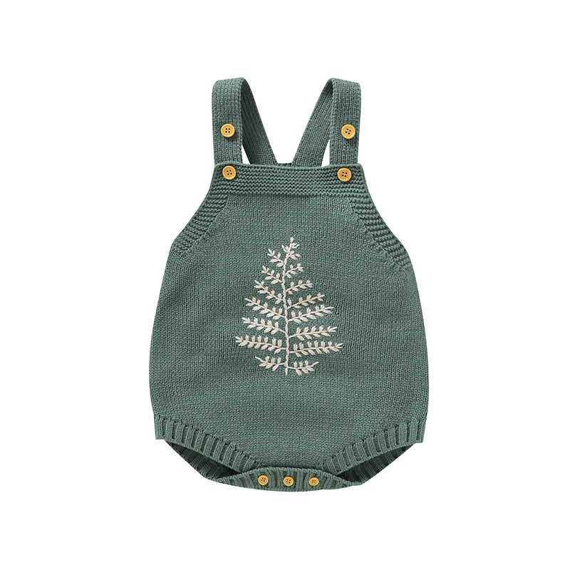 Ropa de bebé informal verde sin mangas, monos tejidos para recién nacidos, monos para niños y niñas de 0 a 18m, traje netural infantil, disfraz para niños pequeños
