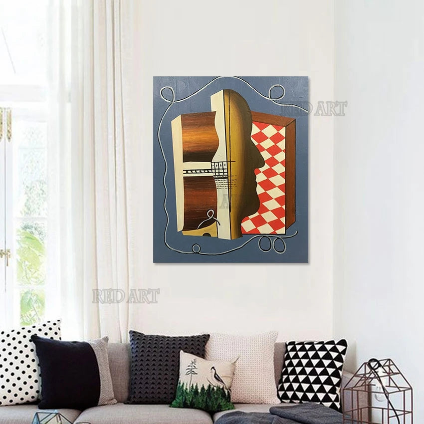 Arte Abstracto sin Marco para Pared, Decoración Moderna para Habitación Infantil, Lienzo con Dibujos Animados, Pintura al Óleo, Artículo Hecho a Mano, Personalizado+ Paquete Switch In Art completo