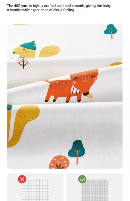 Colchón lavable impermeable, estera de orina para bebés y niños pequeños, Protector de cama de dibujos animados, ropa de cama para pañales, almohadillas para orina, tela transpirable