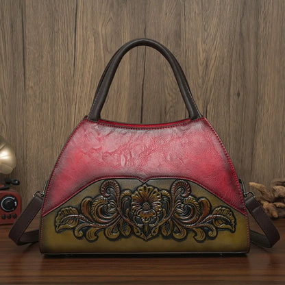 Bolso Retro de diseñador para personas mayores, bolso de hombro con relieve para oficina, regalo de alta calidad, bolso de viaje para mamá, bolso cruzado de lujo