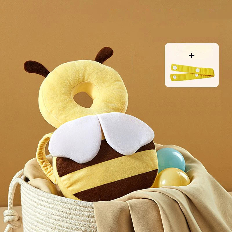 Almohada Protectora para la Cabeza de Bebé Little Bee, Transpirable, Anti-Caídas, Adecuada para la Protección de la Cabeza y la Espalda de Bebés y Niños Pequeños, Segura, Bibi