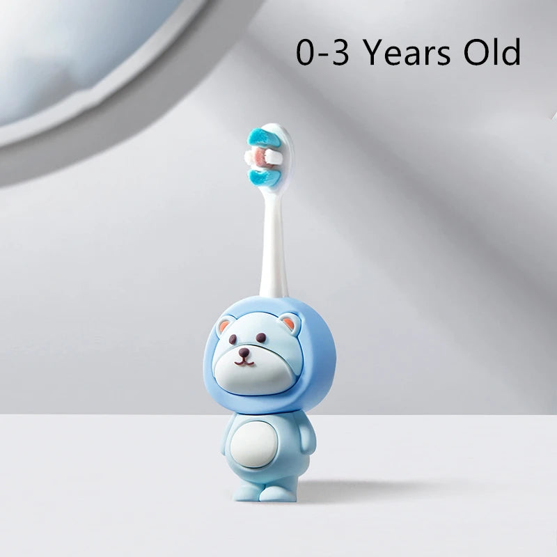 Lindo cepillo de dientes para bebé, cepillo de dientes suave, mordedor para madre y niño, herramientas de cuidado de la salud para niños, artículos para niñas, accesorios