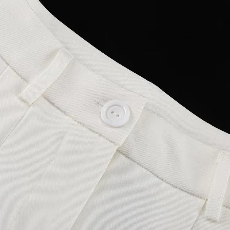 Falda midi de poliéster de cintura alta con abertura, diseño ajustado y elegante, estilo casual para mujer
