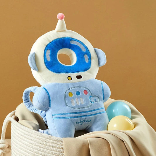 Protección para la cabeza de bebé, mochila protectora para la cabeza, relleno de algodón PP, cojín de seguridad para caminar para gatear, habitación para recién nacido, niño y niña