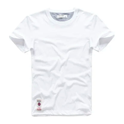 Men's Solid T-shirt Cotton t shirt Men Causal O-neck Basic Tshirt Male High Quality Classical Tops