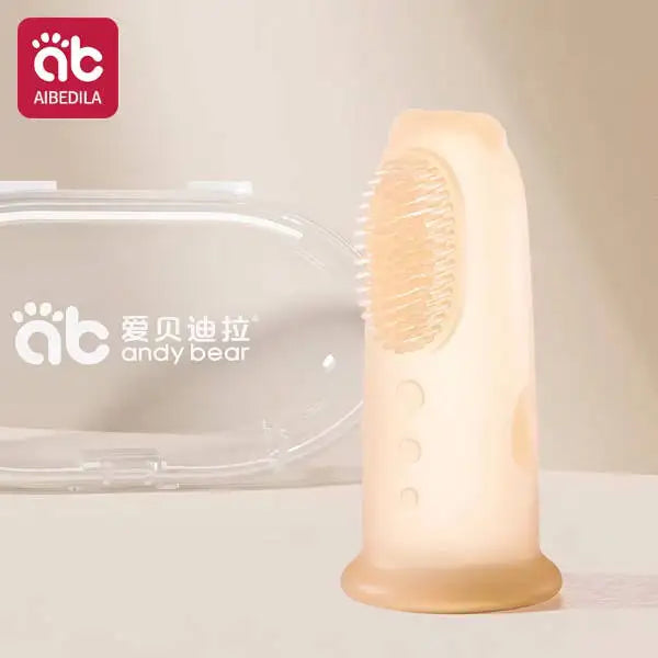 Cepillo de dientes suave para bebé, sin BPA, de silicona, para limpieza de dientes infantiles, de grado alimenticio, cuidado de la salud bucal del bebé