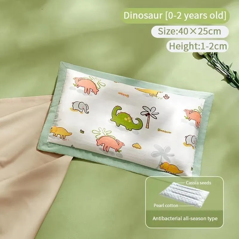AIBEDILA-almohadas para bebés recién nacidos, artículos de doble cara disponibles para todas las estaciones, ropa de cama para dormir, AB8167