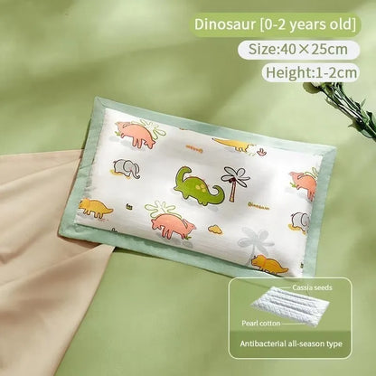 AIBEDILA-almohadas para bebés recién nacidos, artículos de doble cara disponibles para todas las estaciones, ropa de cama para dormir, AB8167