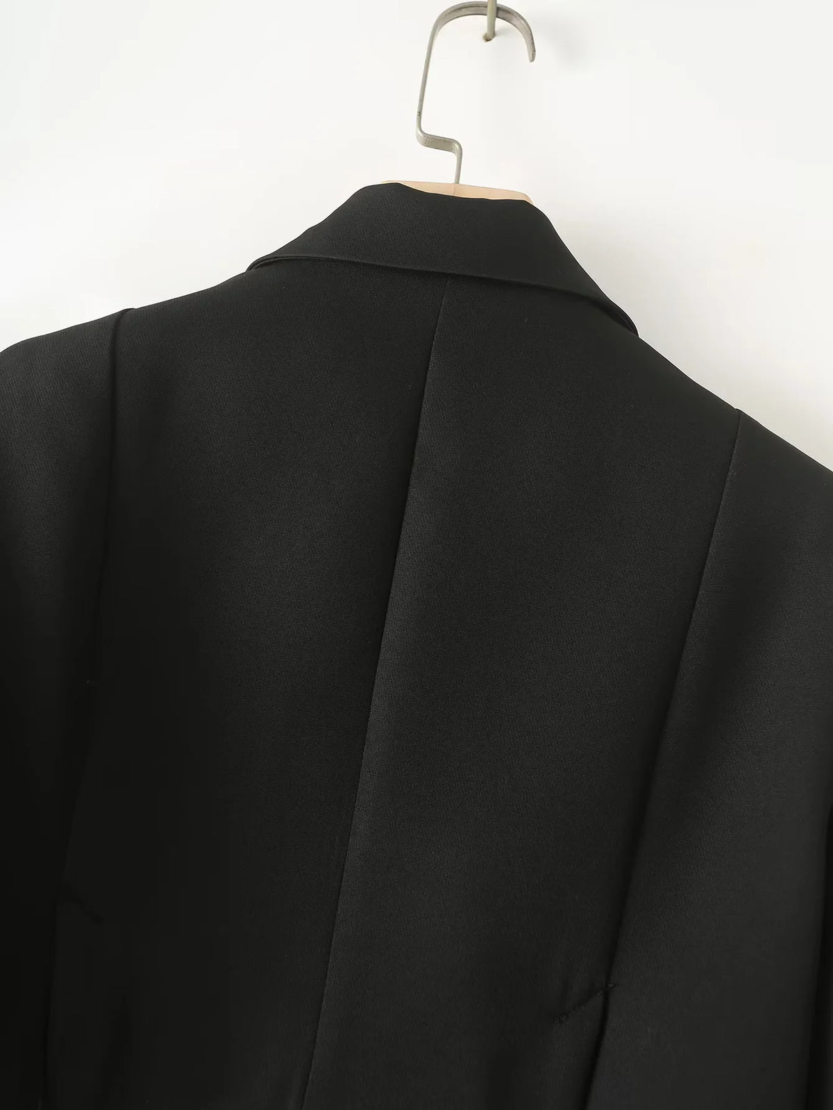 Early Autumn Women's Cross-Belted Slim Fit Short Suit Jacket Fashionable Business Casual Style Long Sleeve Commute Friendly