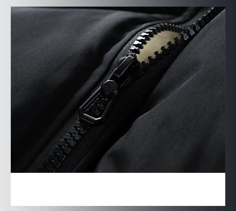2026 Winter Men Jacket Autumn Warm Fleece Fashion Thicke Cotton Padded Jackets Stand Collar Casual Coats Windproof Plus Size 6XL