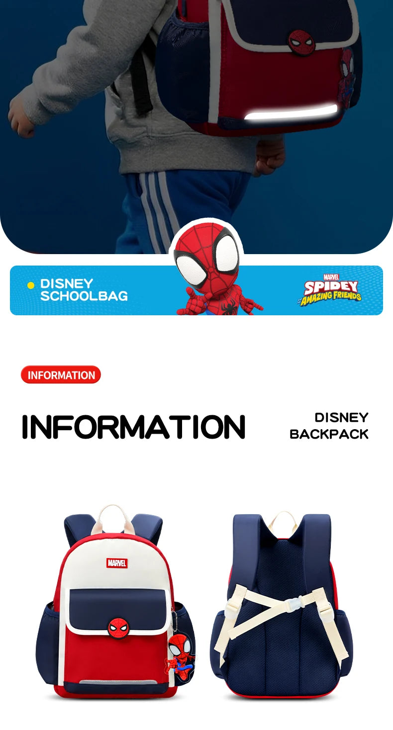Mochila escolar para niños de Disney, mochila ligera para guardería, mochila de viaje para bebé, mochila de ocio, bolso Unisex para niños