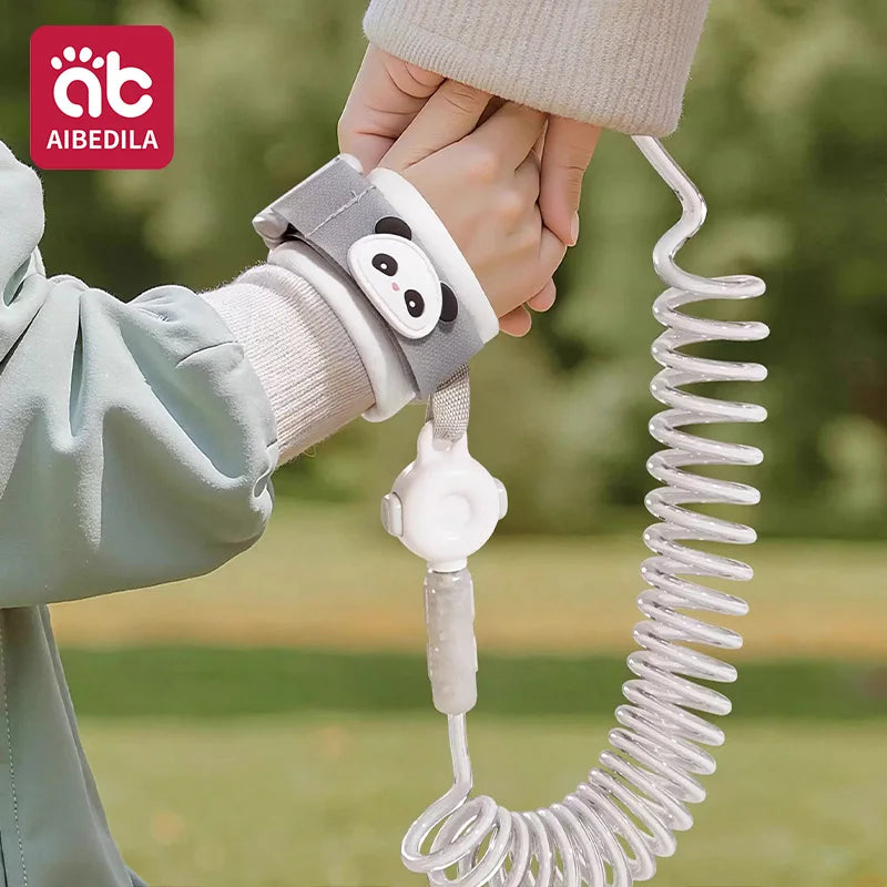 Pulsera antipérdida con bloqueo de seguridad de 1,5 m, pulsera para niños, cuerda de seguridad, pulsera para bebé, pulsera antipérdida para exteriores, cuerda de tracción
