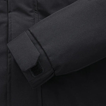 Chaqueta de algodón de mezcla de lana verde fluorescente de invierno 2025 para hombre - Chaqueta acolchada de algodón verde fluorescente (negro/rojo/caqui)