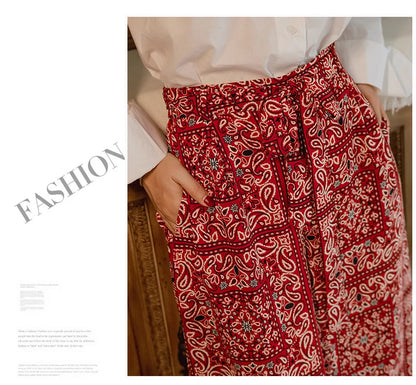 Pantalones anchos de viaje para vacaciones en la playa, ropa de vacaciones para mujer, estilo bohemio, cintura alta, material...