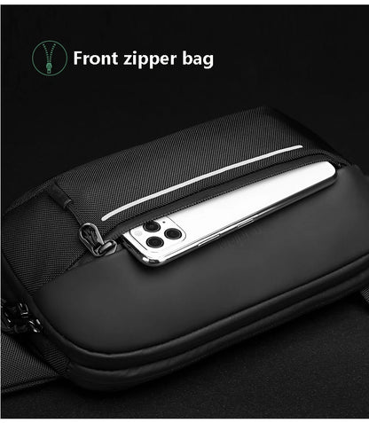 Riñonera de moda coreana para hombre, riñonera para deportes al aire libre, bolsa de pecho para hombre, bolsa cruzada, riñoneras de viaje para ciclismo, bolsa para teléfono móvil