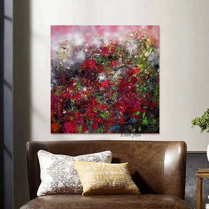 Sin marco, cuadro de pared para dormitorio, pinturas abstractas con textura acrílica moderna, arte en lienzo al por mayor, objetos de decoración del hogar