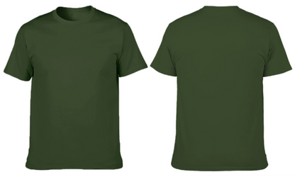 New 150g Men's  Short Sleeve T-shirt doble print