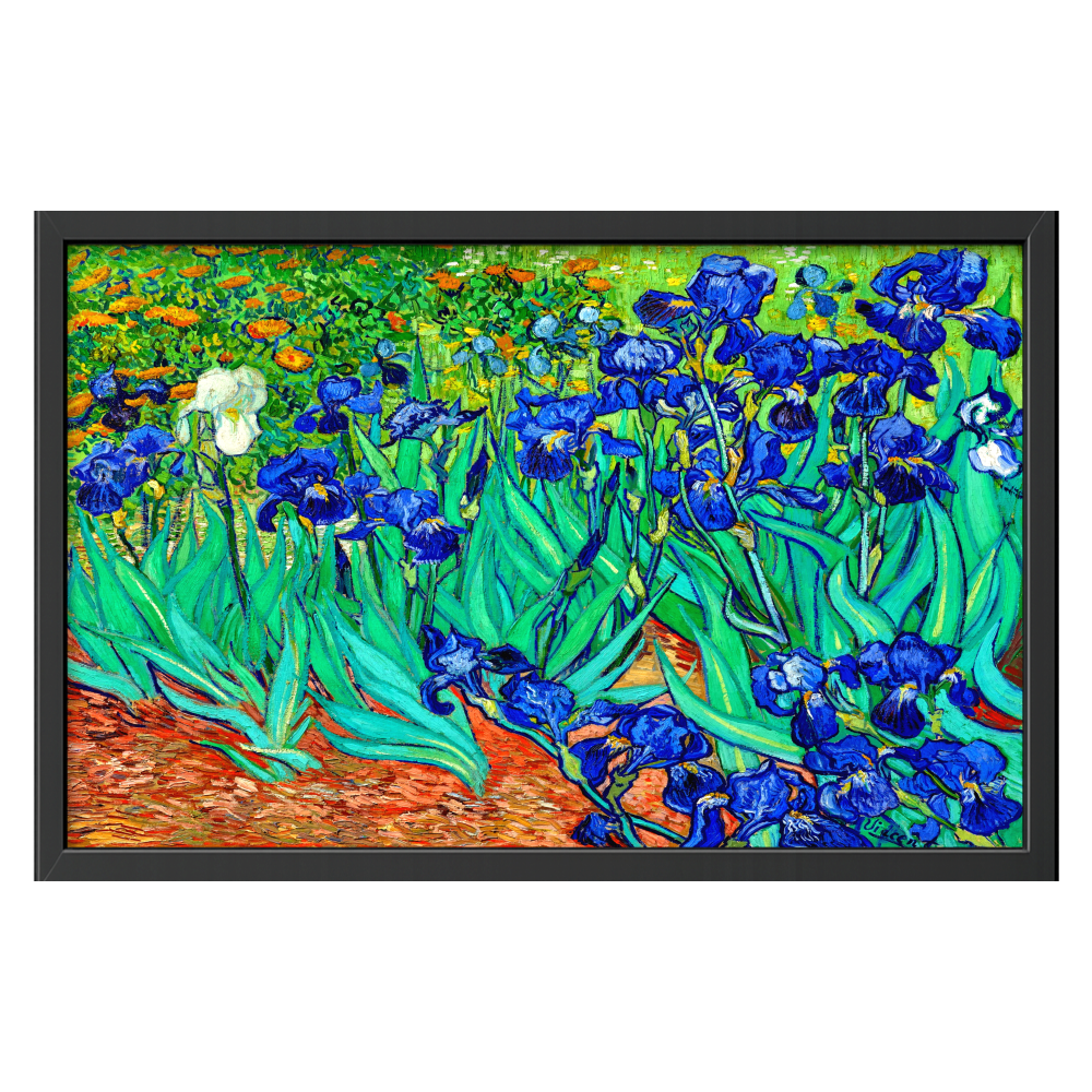 Recarga horizontal Larga Switch in Art impressa Van Gogh "Lirios"