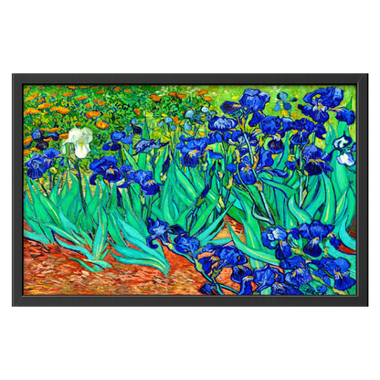 Recarga horizontal Larga Switch in Art impressa Van Gogh "Lirios"