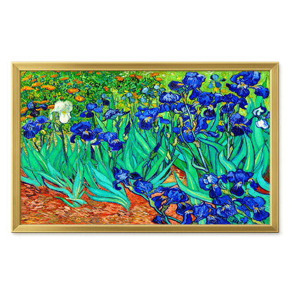Recarga horizontal Larga Switch in Art impressa Van Gogh "Lirios"