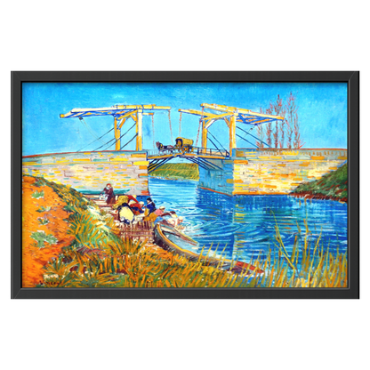 Recarga horizontal Larga Switch in Art impressa Van Gogh "El puente de Langlois en Arlés."
