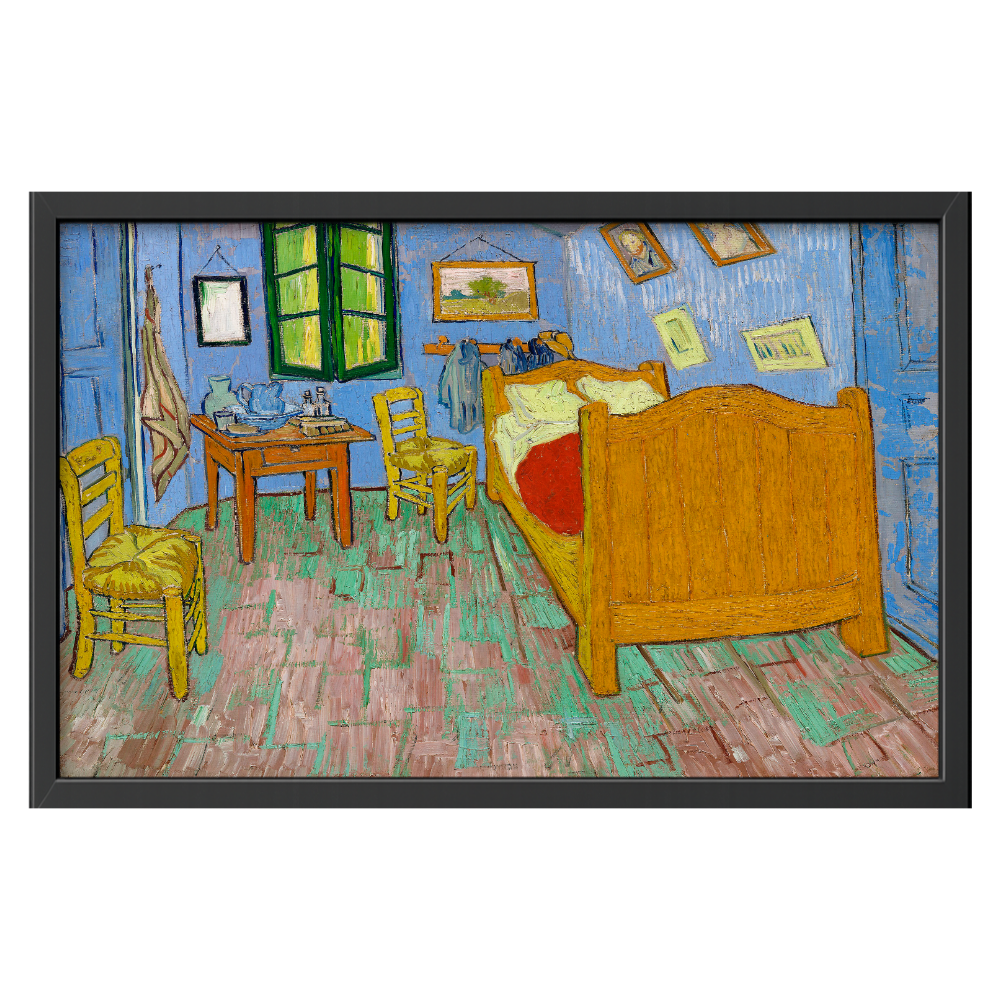 Recarga horizontal Larga Switch in Art impressa Van Gogh "El dormitorio en Arlés"