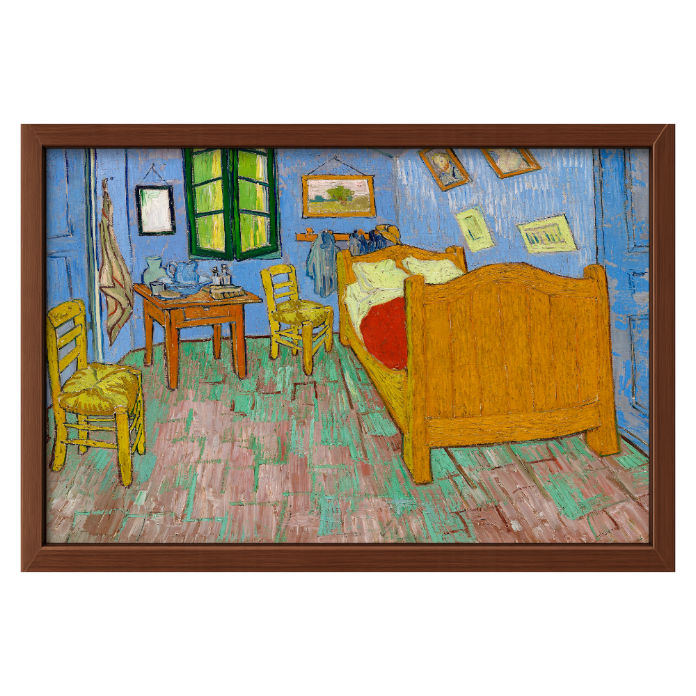 Recarga horizontal Larga Switch in Art impressa Van Gogh "El dormitorio en Arlés"