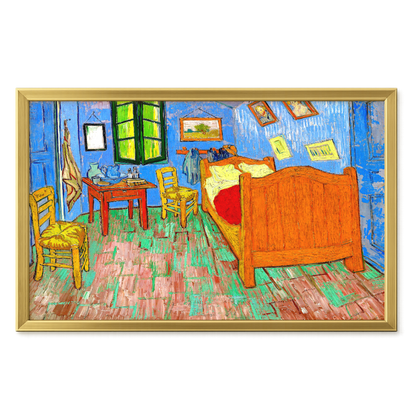 Recarga horizontal Larga Switch in Art impressa Van Gogh "El dormitorio en Arlés"