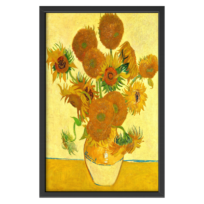 Recarga vertical Larga Switch in Art impressa Van Gogh "Florero con quince girasoles"