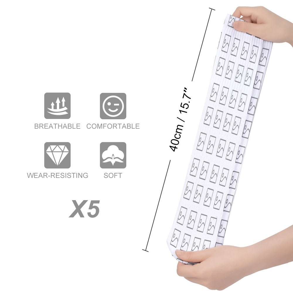Medias Transpirables Personalizables – Paquete de 5