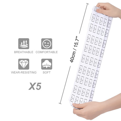 Medias Transpirables Personalizables – Paquete de 5