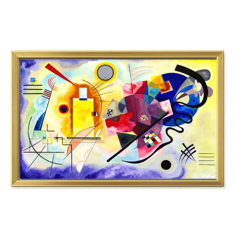 Recarga horizontal Larga Switch in Art impressa abstracto "Armonía en Movimiento Infinito"