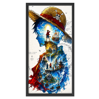 Recarga Vertical Estrecha Switch in Art impressa Anime"One Piece: El Sueño del Rey de los Piratas"