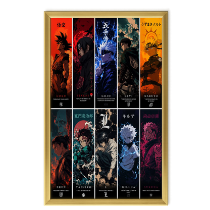 Recarga Vertical Larga Switch in Art impressa Anime"Leyendas del Anime: Héroes y Rivales Eternos"
