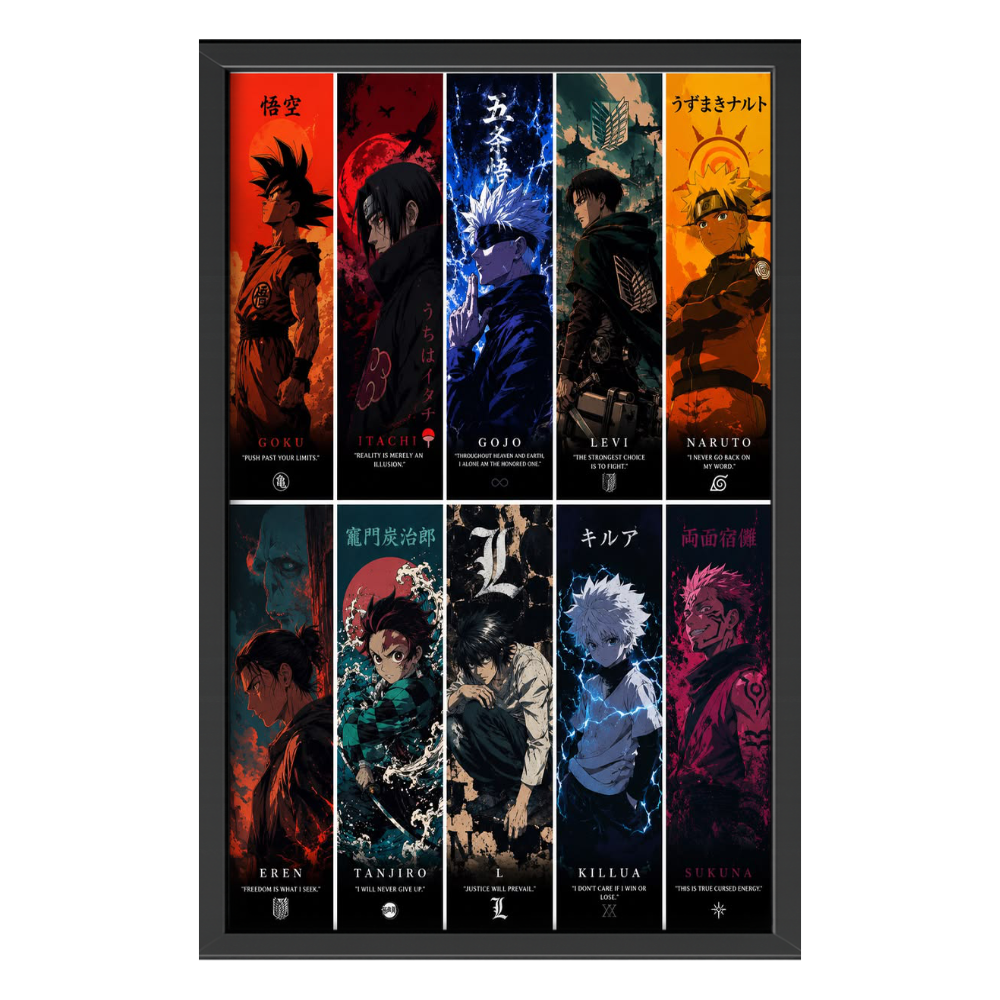 Recarga Vertical Larga Switch in Art impressa Anime"Leyendas del Anime: Héroes y Rivales Eternos"