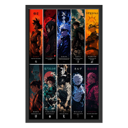 Recarga Vertical Larga Switch in Art impressa Anime"Leyendas del Anime: Héroes y Rivales Eternos"