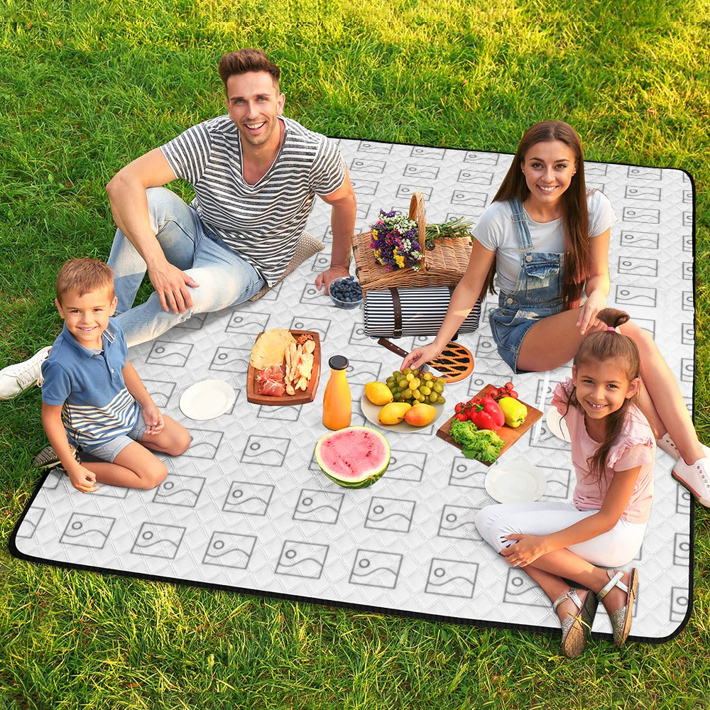 Manta de picnic personalizada con cierre