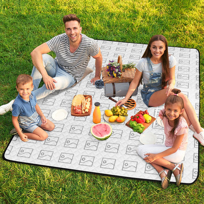 Manta de picnic personalizada con cierre