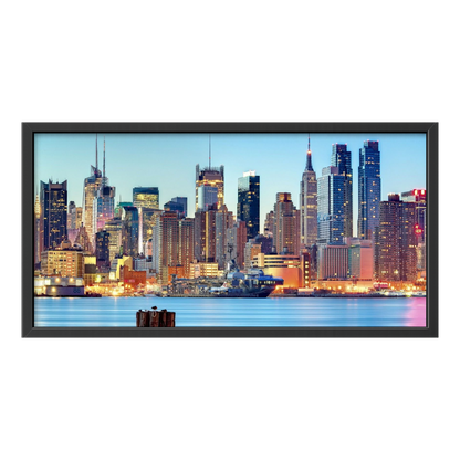 Recarga horizontal Estrecha Switch in Art impressa Ciudad "Horizonte de Nueva York"