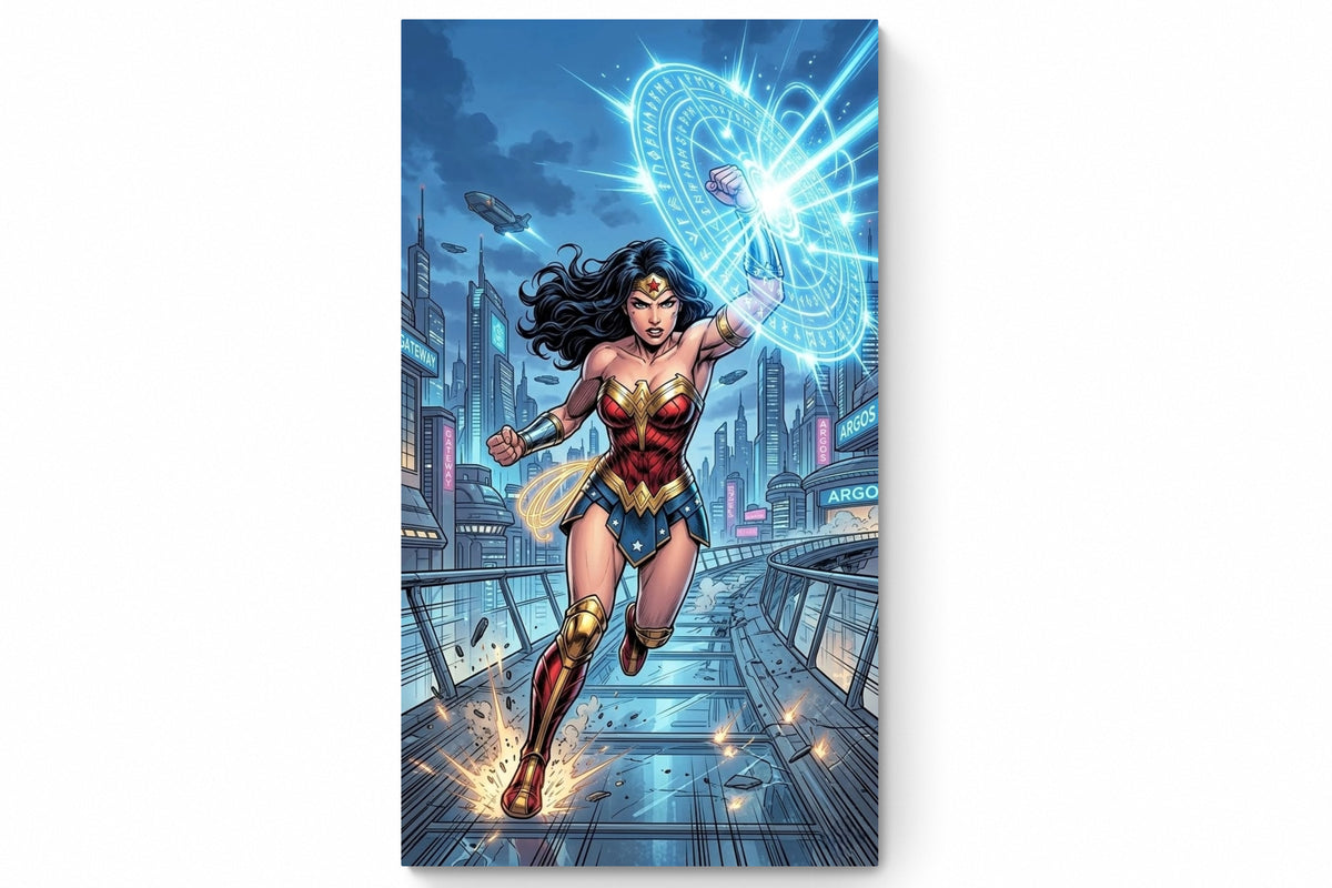 Recarga vertical Larga Switch in Art impressa Super heroe 2