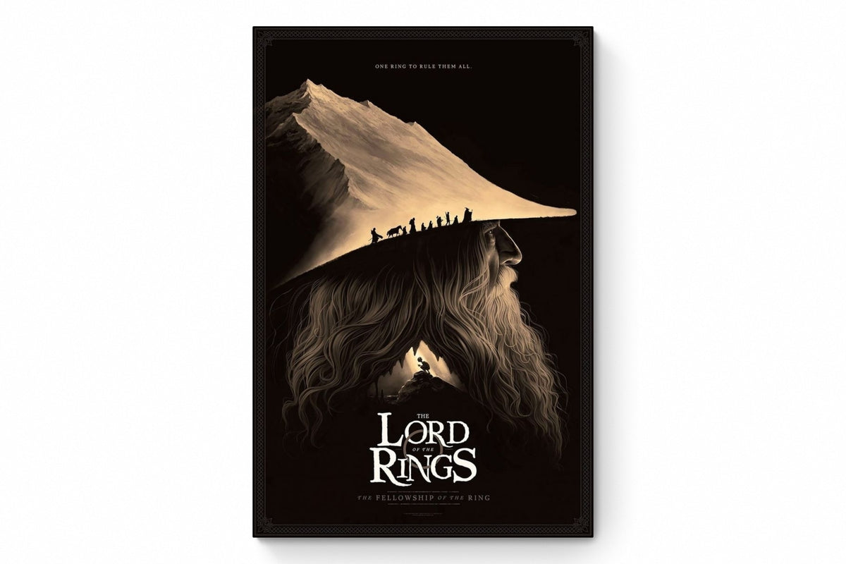 Recarga vertical Larga Switch in Art impressa pelicula "Póster ilustrado de El Señor de los Anillos"