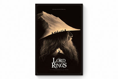 Recarga vertical Larga Switch in Art impressa pelicula "Póster ilustrado de El Señor de los Anillos"