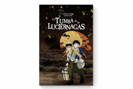 Recarga vertical Larga Switch in Art impressa pelicula " Póster oficial de La tumba de las luciérnagas "