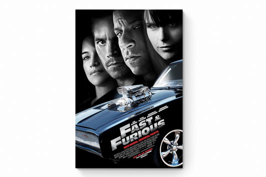 Recarga vertical Larga Switch in Art impressa pelicula "Póster oficial de Rápidos y Furiosos"