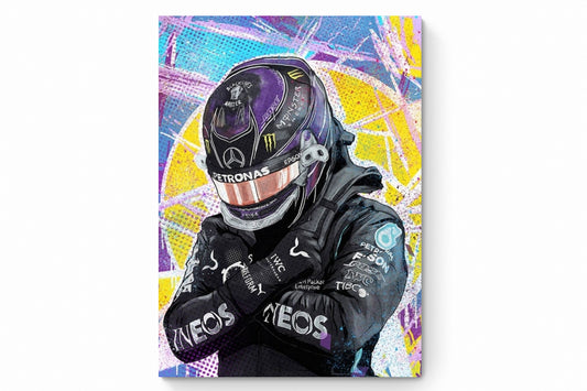 Recarga Vertical Estrecha Switch in Art impressa Formula 1 "El Guerrero de Plata"