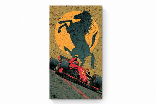 Recarga Vertical Estrecha Switch in Art impressa Formula 1 "El Cavallino de la Victoria"