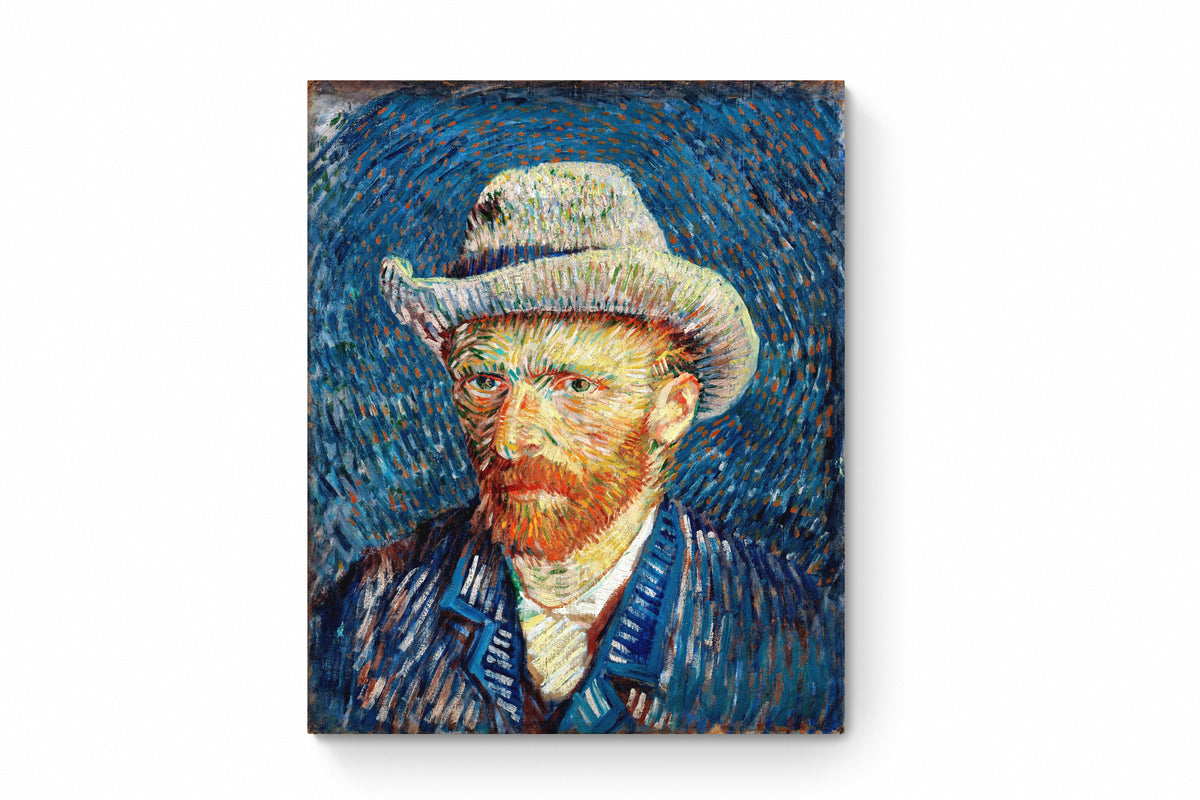 Recarga vertical Larga Switch in Art impressa Van Gogh "Autorretrato con sombrero de fieltro"