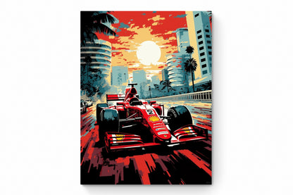 Recarga Vertical Larga Switch in Art impressa Formula 1 "Ferrari: Pasión que Desafía el Horizonte"